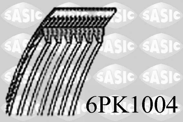 Sasic 6PK1004 Ремінь поліклиновий 6PK1004: Купити в Україні - Добра ціна на EXIST.UA!