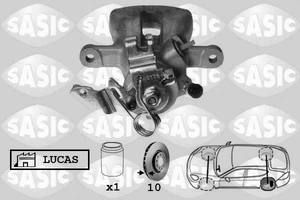 Sasic 6506112 Супорт гальмівний задній лівий 6506112: Купити в Україні - Добра ціна на EXIST.UA!