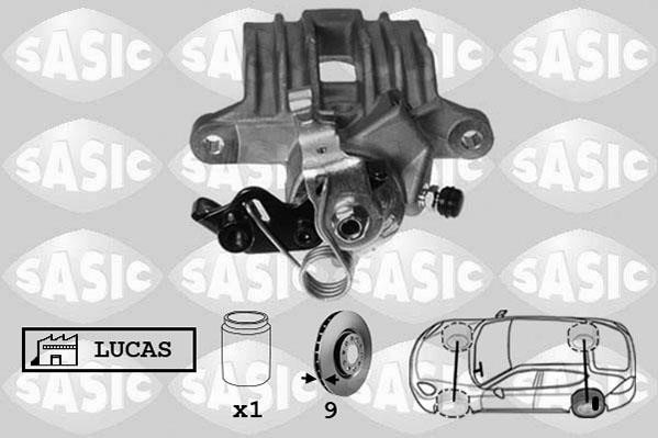 Sasic 6506122 Супорт гальмівний задній лівий 6506122: Купити в Україні - Добра ціна на EXIST.UA!