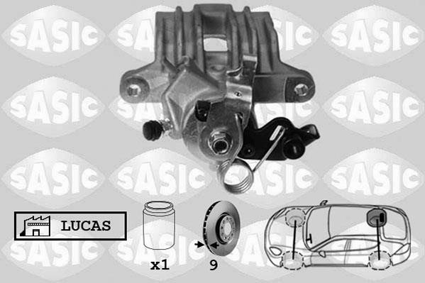 Sasic 6506123 Супорт гальмівний задній правий 6506123: Купити в Україні - Добра ціна на EXIST.UA!