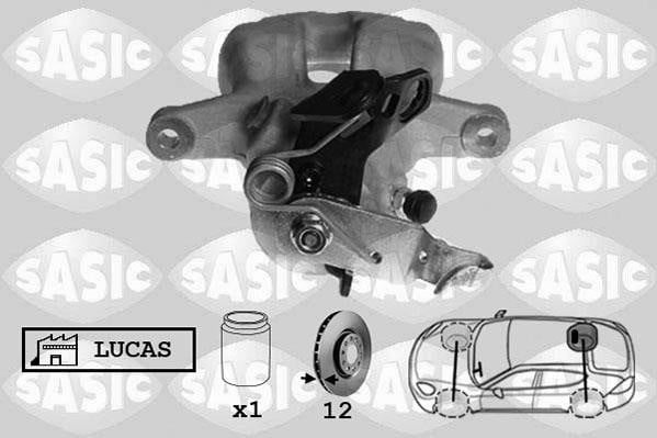 Sasic 6506125 Супорт гальмівний задній правий 6506125: Купити в Україні - Добра ціна на EXIST.UA!