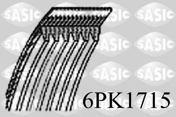 Sasic 6PK1715 Ремінь поліклиновий 6PK1715: Купити в Україні - Добра ціна на EXIST.UA!
