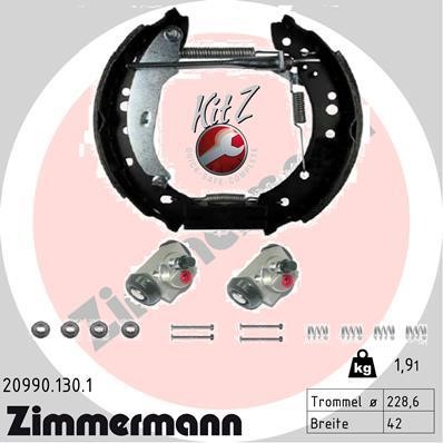 Otto Zimmermann 20990.130.1 Колодки гальмівні барабанні, комплект 209901301: Купити в Україні - Добра ціна на EXIST.UA!