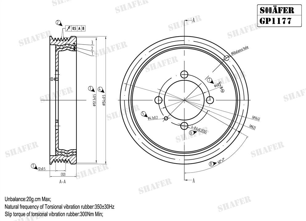 Купить Shafer GP1177 по низкой цене в Украине!