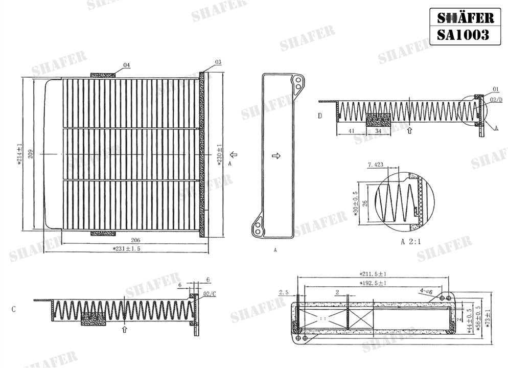 Купить Shafer SA1003 по низкой цене в Украине!