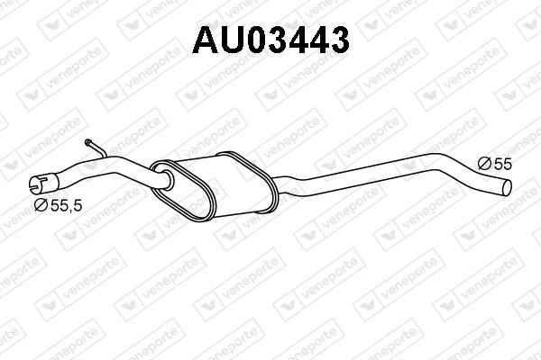 Veneporte AU03443 Додатковий глушник AU03443: Купити в Україні - Добра ціна на EXIST.UA!