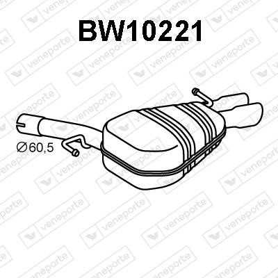 Veneporte BW10221 Амортизатор BW10221: Купити в Україні - Добра ціна на EXIST.UA!