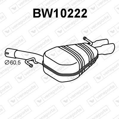Veneporte BW10222 Амортизатор BW10222: Купити в Україні - Добра ціна на EXIST.UA!