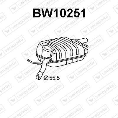 Veneporte BW10251 Амортизатор BW10251: Купити в Україні - Добра ціна на EXIST.UA!