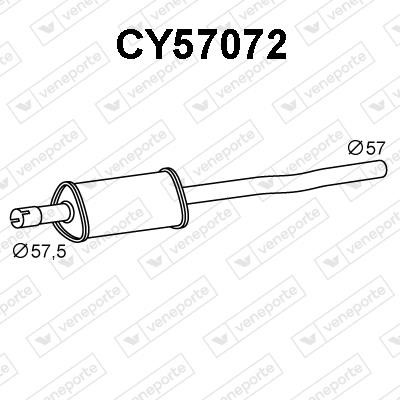 Veneporte CY57072 Додатковий глушник CY57072: Приваблива ціна - Купити в Україні на EXIST.UA!