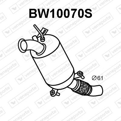 Veneporte BW10070S Фільтр сажевий DPF BW10070S: Купити в Україні - Добра ціна на EXIST.UA!