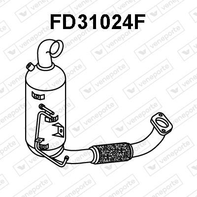 Veneporte FD31024F Фільтр сажевий DPF FD31024F: Купити в Україні - Добра ціна на EXIST.UA!