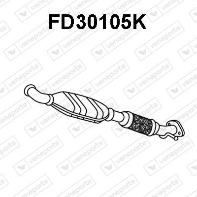 Veneporte FD30105K Каталізатор FD30105K: Купити в Україні - Добра ціна на EXIST.UA!
