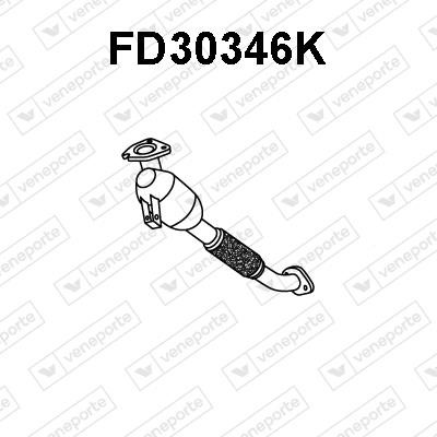 Veneporte FD30346K Каталізатор FD30346K: Купити в Україні - Добра ціна на EXIST.UA!