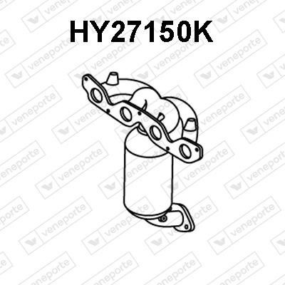 Veneporte HY27150K Каталізатор HY27150K: Купити в Україні - Добра ціна на EXIST.UA!