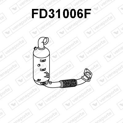 Veneporte FD31006F Фільтр сажевий DPF FD31006F: Купити в Україні - Добра ціна на EXIST.UA!