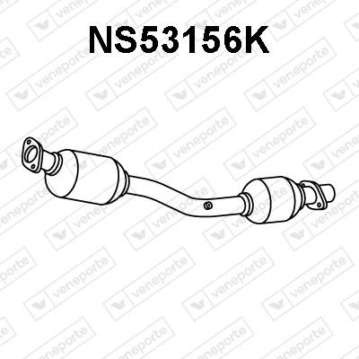 Veneporte NS53156K Каталізатор NS53156K: Купити в Україні - Добра ціна на EXIST.UA!