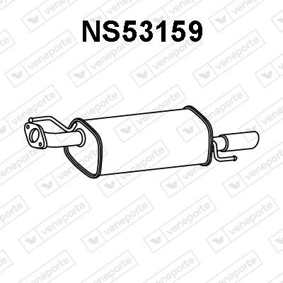 Veneporte NS53159 Амортизатор NS53159: Купити в Україні - Добра ціна на EXIST.UA!