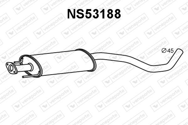 Veneporte NS53188 Додатковий глушник NS53188: Купити в Україні - Добра ціна на EXIST.UA!