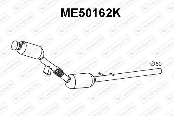 Veneporte ME50162K Каталізатор ME50162K: Купити в Україні - Добра ціна на EXIST.UA!