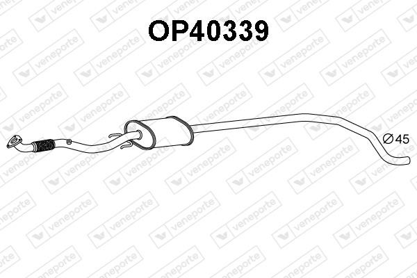 Veneporte OP40339 Додатковий глушник OP40339: Купити в Україні - Добра ціна на EXIST.UA!