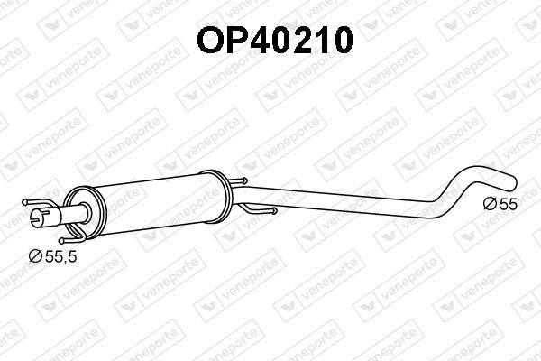 Veneporte OP40210 Амортизатор OP40210: Купити в Україні - Добра ціна на EXIST.UA!