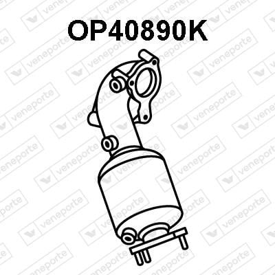 Veneporte OP40890K Каталізатор OP40890K: Купити в Україні - Добра ціна на EXIST.UA!