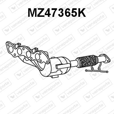 Veneporte MZ47365K Каталізатор MZ47365K: Приваблива ціна - Купити в Україні на EXIST.UA!