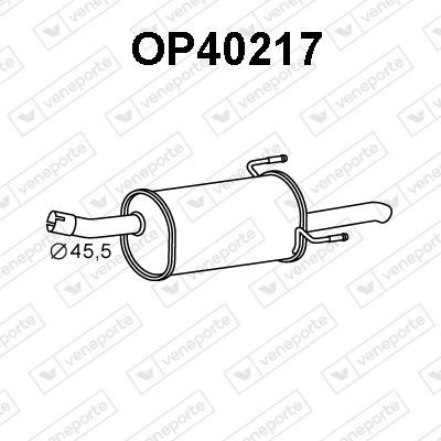 Veneporte OP40217 Амортизатор OP40217: Купити в Україні - Добра ціна на EXIST.UA!