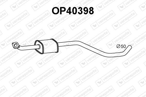 Veneporte OP40398 Додатковий глушник OP40398: Приваблива ціна - Купити в Україні на EXIST.UA!