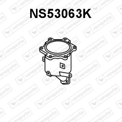 Veneporte NS53063K Каталізатор NS53063K: Купити в Україні - Добра ціна на EXIST.UA!