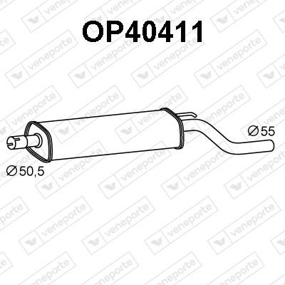 Veneporte OP40411 Додатковий глушник OP40411: Купити в Україні - Добра ціна на EXIST.UA!