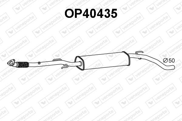 Veneporte OP40435 Додатковий глушник OP40435: Купити в Україні - Добра ціна на EXIST.UA!