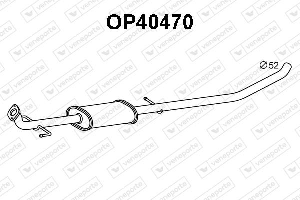 Veneporte OP40470 Додатковий глушник OP40470: Купити в Україні - Добра ціна на EXIST.UA!