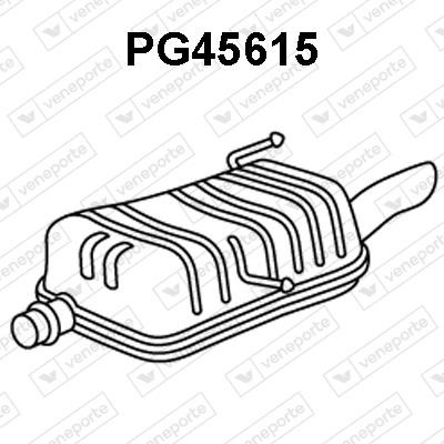 Veneporte PG45615 Амортизатор PG45615: Купити в Україні - Добра ціна на EXIST.UA!
