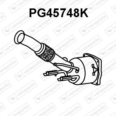 Veneporte PG45748K Каталізатор PG45748K: Купити в Україні - Добра ціна на EXIST.UA!