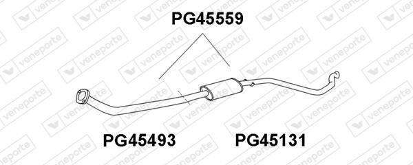 Veneporte PG45559 Резонатор PG45559: Купити в Україні - Добра ціна на EXIST.UA!