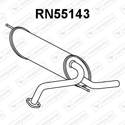 Veneporte RN55143 Глушник, задня частина RN55143: Купити в Україні - Добра ціна на EXIST.UA!