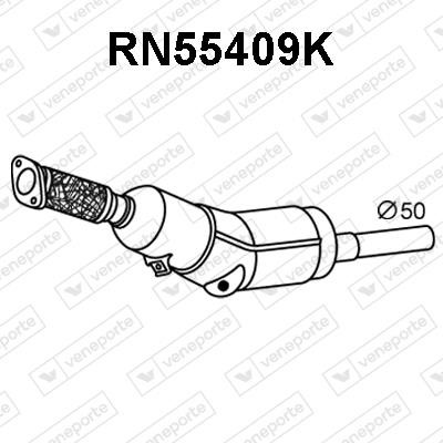 Veneporte RN55409K Каталізатор RN55409K: Купити в Україні - Добра ціна на EXIST.UA!