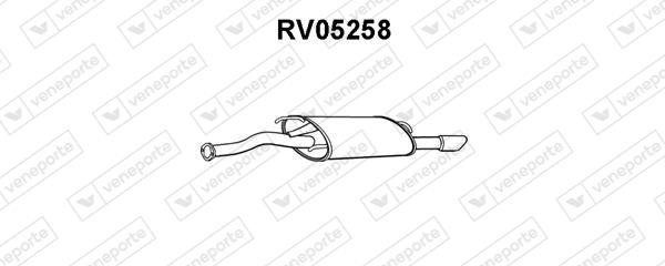 Veneporte RV05258 Глушник, задня частина RV05258: Купити в Україні - Добра ціна на EXIST.UA!