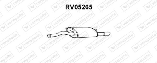 Veneporte RV05265 Глушник, задня частина RV05265: Купити в Україні - Добра ціна на EXIST.UA!