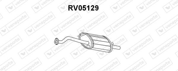 Veneporte RV05129 Глушник, задня частина RV05129: Купити в Україні - Добра ціна на EXIST.UA!