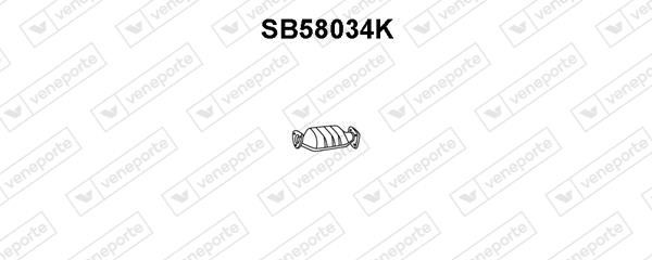 Veneporte SB58034K Каталізатор SB58034K: Купити в Україні - Добра ціна на EXIST.UA!