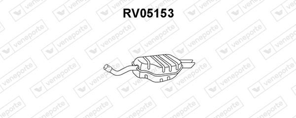 Veneporte RV05153 Глушник, задня частина RV05153: Купити в Україні - Добра ціна на EXIST.UA!
