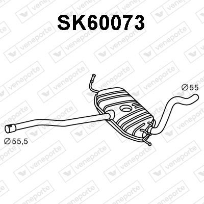 Veneporte SK60073 Резонатор SK60073: Купити в Україні - Добра ціна на EXIST.UA!