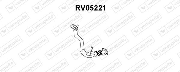Veneporte RV05221 Вихлопна труба RV05221: Купити в Україні - Добра ціна на EXIST.UA!