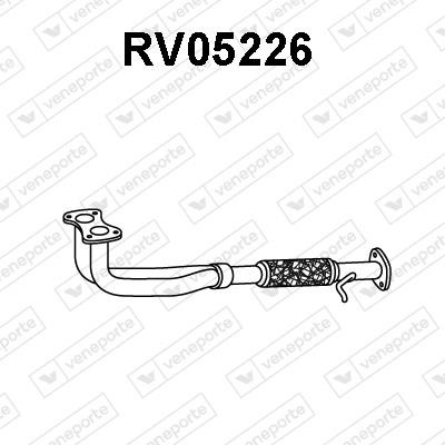 Veneporte RV05226 Вихлопна труба RV05226: Купити в Україні - Добра ціна на EXIST.UA!