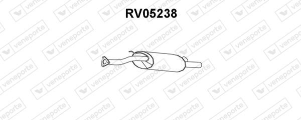Veneporte RV05238 Глушник, задня частина RV05238: Купити в Україні - Добра ціна на EXIST.UA!