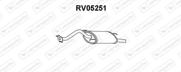 Veneporte RV05251 Глушник, задня частина RV05251: Купити в Україні - Добра ціна на EXIST.UA!