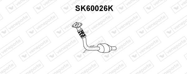 Veneporte SK60026K Каталізатор SK60026K: Купити в Україні - Добра ціна на EXIST.UA!